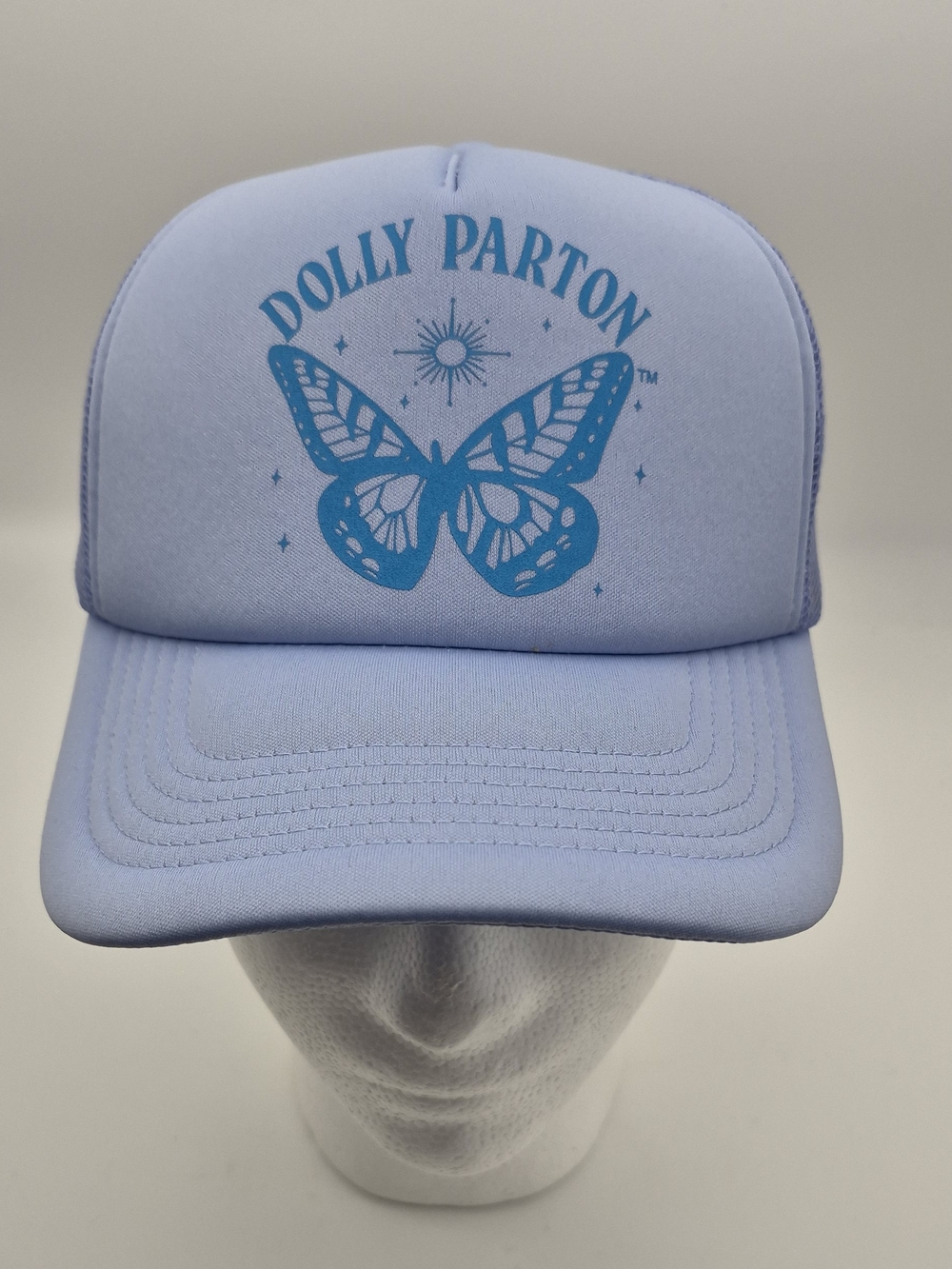 Ladies Dolly Parton Butterfly Trucker Hat